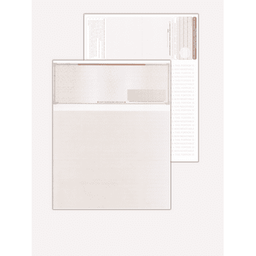 Compuchecks 50 High security Blank Check Top - Brown Mazed - Computer Voucher Checks Compatible with QuickBooks And Any laser Or Inkjet Printer