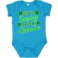 thumbnail image 3 of Inktastic Super Sassy Irish Lassy with Green 4 Leaf Clovers Boys or Girls Baby Bodysuit, 3 of 5