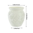 thumbnail image 3 of Plastic Flower Vase, Decorative Vase for Flowers, Small and Cute for Home Living Room Dining Wedding Bouquet Decor (5 inches), 3 of 7