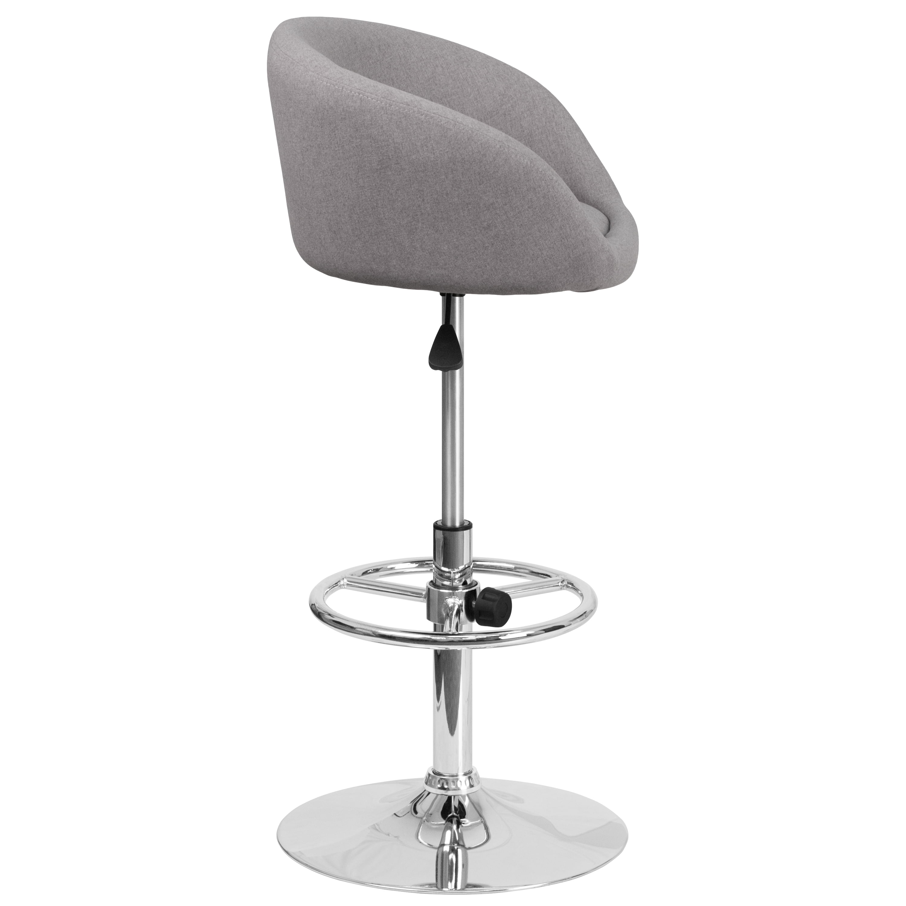 adjustable height counter stool with back