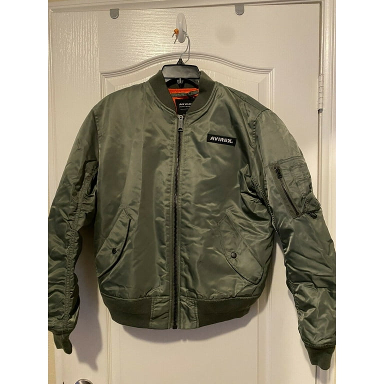 Avirex MILITARY OLIVE MA-1 Bomber Jacket, US Large - Walmart.com