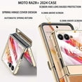 thumbnail image 3 of Funda protectora con bisagras para Motorola Moto Razr+ 2024/Razr Plus 2024, color negro, 3 of 5