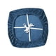 thumbnail image 3 of Funda de asiento de silla elástica extraíble universal para silla de oficina o computadora Azul, 3 of 9