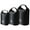 Black, variant on YIEMEEN Set of 3 Portable Waterproof Sacks Convenient for Backpacking and Travel