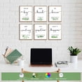 thumbnail image 2 of 6 Pcs Inspirational Wall Art Office Decor, Positive Affirmations Wall Art Motivational Wall Art Prints for Office,Bedroom,Living Room,Classroom (UNFRAMED), 2 of 7
