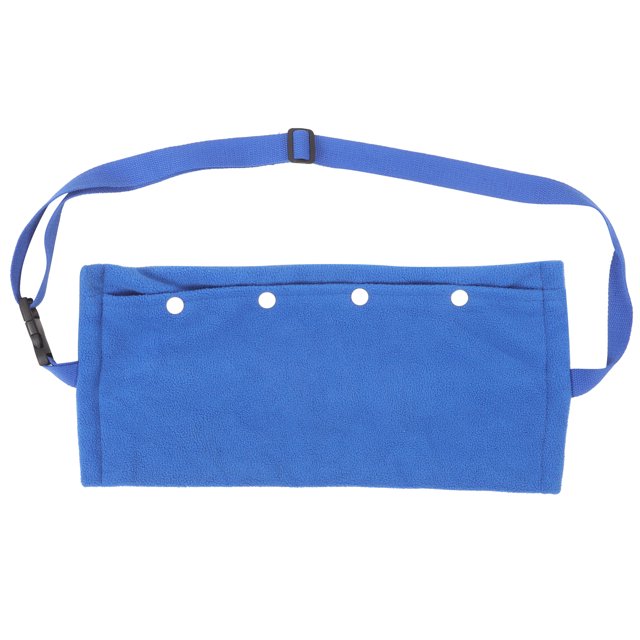 unbranded Bolsa De Viaje Para Reptiles De Franela Azul Con Correa Ajustable Para Transporte Y Cómodo