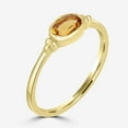 thumbnail image 2 of Gemistry 0.41 Ct Oval Citrine Midi Ring in Sterling Silver, 2 of 4