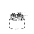 thumbnail image 2 of Butterfly 925 Sterling Silver Toe Ring, 2 of 3