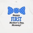 thumbnail image 4 of Inktastic Happy First Mother's Day, Mommy Bow Tie Boys or Girls Baby T-Shirt, 4 of 5