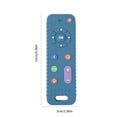 thumbnail image 3 of Wmkox8yii Silicone Baby Teething Toys,Remote Control Shape Teething Toys for Babies 3-12Months, Baby Silicone Chew Toys,Silica Soft Textured Teether Chew Toys Sensory Toys, 3 of 9