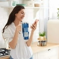 thumbnail image 5 of Yayeee 30oz Stainless Steel Tumbler with Straw and Handle Double-Wall Insulated Travel Water Bottle, Blue and Gray Plaid Pattern, 5 of 8