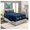 Navy Blue, variant on KriKac Extra Deep Pocket Sheets - Fits Mattress 18-24 Inches Deep, Extra Deep Pocket California King Size Sheets, 4 Piece Cal King Sheets, Cal King Sheets Deep Pocket, Navy Blue