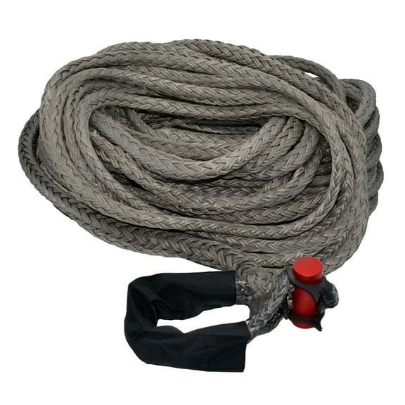 9/16" x 150' LockJaw Synthetic Winch Line w/ Integrated Shackle 13,166 lbs WLL