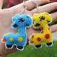 thumbnail image 2 of Puntada Cruzada Bricolaje Keyring Cross Stitch Keychain Con Cuentas Ornament Kit 2 PCS Cartoon para La Mochila, 2 of 9