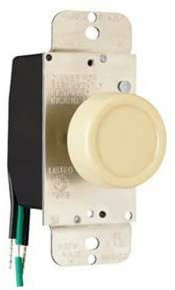 Legrand Wattstopper DCD267-I Universal Light Dimmer Switch – 600W, Ivory, Single Pole