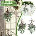 thumbnail image 2 of Artificial Christmas Mistletoe Plant Green Plant Decoration UK, 2 of 8