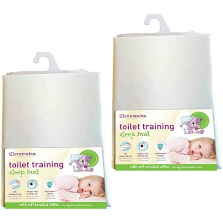 Clevamama Toilet Training Bed Mat, 2-Pack