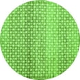 thumbnail image 1 of Ahgly Company Indoor Round Abstract Green Contemporary Area Rugs, 4' Round, 1 of 1