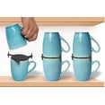 thumbnail image 1 of ELYPRO Organizadores de Tazas de Café y Organizador de Estantes para Gabinetes de Cocina - Organización de Armarios y Despensas Dispositivo Apilable Expandible para Tazas de Té y Tazas de Café Ahorre, 1 of 5