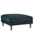 thumbnail image 2 of Modway Zoya Down Filled Overstuffed Ottoman in Navy Fabric, 2 of 8