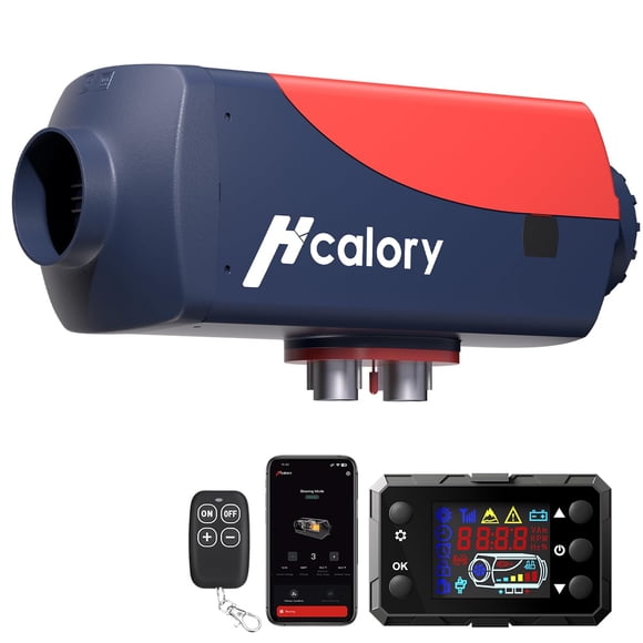 Calefactor diésel HCALORY HBU1S 8 kW 10 L con control por app 12/24 V