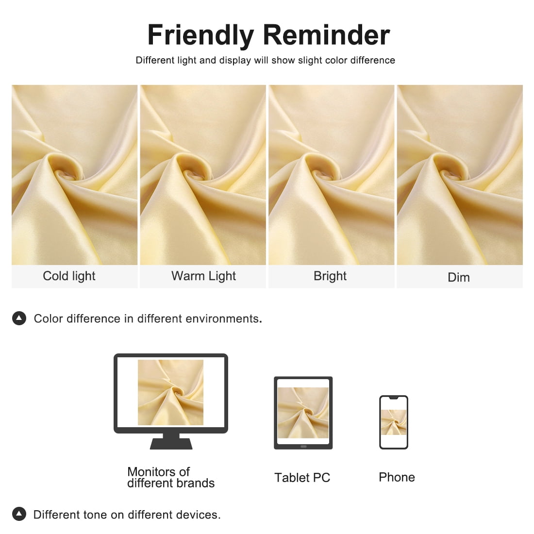3 Pack 19 Momme Smooth Mulberry Silk Pillow Case Cover, Queen, Yellow