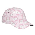 thumbnail image 4 of Xecao Cute Rabbit for Baseball Cap: Unisex, crafted from classic polyester twill fabric, featuring a soft unconstructed design, 4 of 9