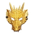 thumbnail image 3 of Dragon Tête Fantaisie Animal pour Habiller Scène Spectacle Carnaval Or, 3 of 8