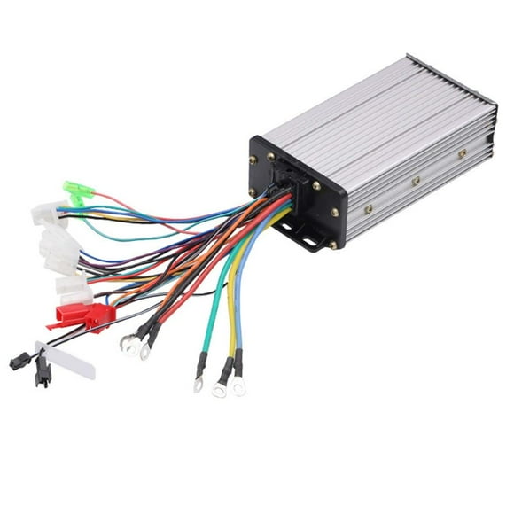 Riwesomey Controlador de Motor sin escobillas de 36V, 48V, 500-800W, controlador de bicicleta eléctrica para la mayoría de las bicicletas eléctricas, Accesorios para motos No.1
