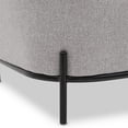 thumbnail image 5 of HomeRoots 520669 33 x 33.5 x 24.8 in. Grey & Black Fabric Cushioned Arm Chair, 5 of 10