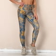 thumbnail image 2 of Babysbule Womens High Waist Yoga Pants Sports Tie-Dye Print Workout Bottom Tight Leggings Trousers, 2 of 9