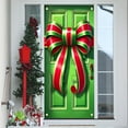 thumbnail image 6 of Seyotauo Christmas Door Cover Christmas Gift Box Door Banner Snowflake Door Hanging Cover Christmas Photography Backdrop Decoration for Xmas New Year Party Indoor Outdoor Decor, 71 x 35 Inch, 6 of 6