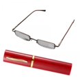 thumbnail image 1 of 2x Anteojos De Lectura Anteojos Rectangulares Con Estuche De Almacenamiento Casual Ligero 1.5X Salvador  Gafas multifocales, 1 of 10