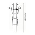 thumbnail image 3 of Trellis for Climbing Plants Indoor 1 Pack 23.6 Inch, Rustproof Metal Garden Trellis for Potted Plants, Houseplant Support Indoor Outdoor for Ivy Pothos Monstera Hoya Flower Vines (Black), 3 of 9