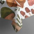 thumbnail image 5 of Colorful Mushroom Leaf White Pattern Square Tablecloth,Waterproof Square Table Cover,Wipeable Spillproof Washable Table Cover for Home Kitchen Party Decor 42"X42"(107x107cm), 5 of 6