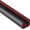 Black, variant on Rubber Edge Trim, 1" Self Adhesive Flexible U Channel Edge Protecter for Plywood, Tables, Desks, Cabinets, Counter Top, Wide U Shaped Edge Trim, Edge Banding, Black Color, 20Ft