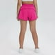 thumbnail image 4 of Odeerbi 4-13 Años Niñas Bermudas Deportivas de Verano Pantalones Cortos de Yoga de Color Sólido Con Cremallera Y Bolsillo, 4 of 7