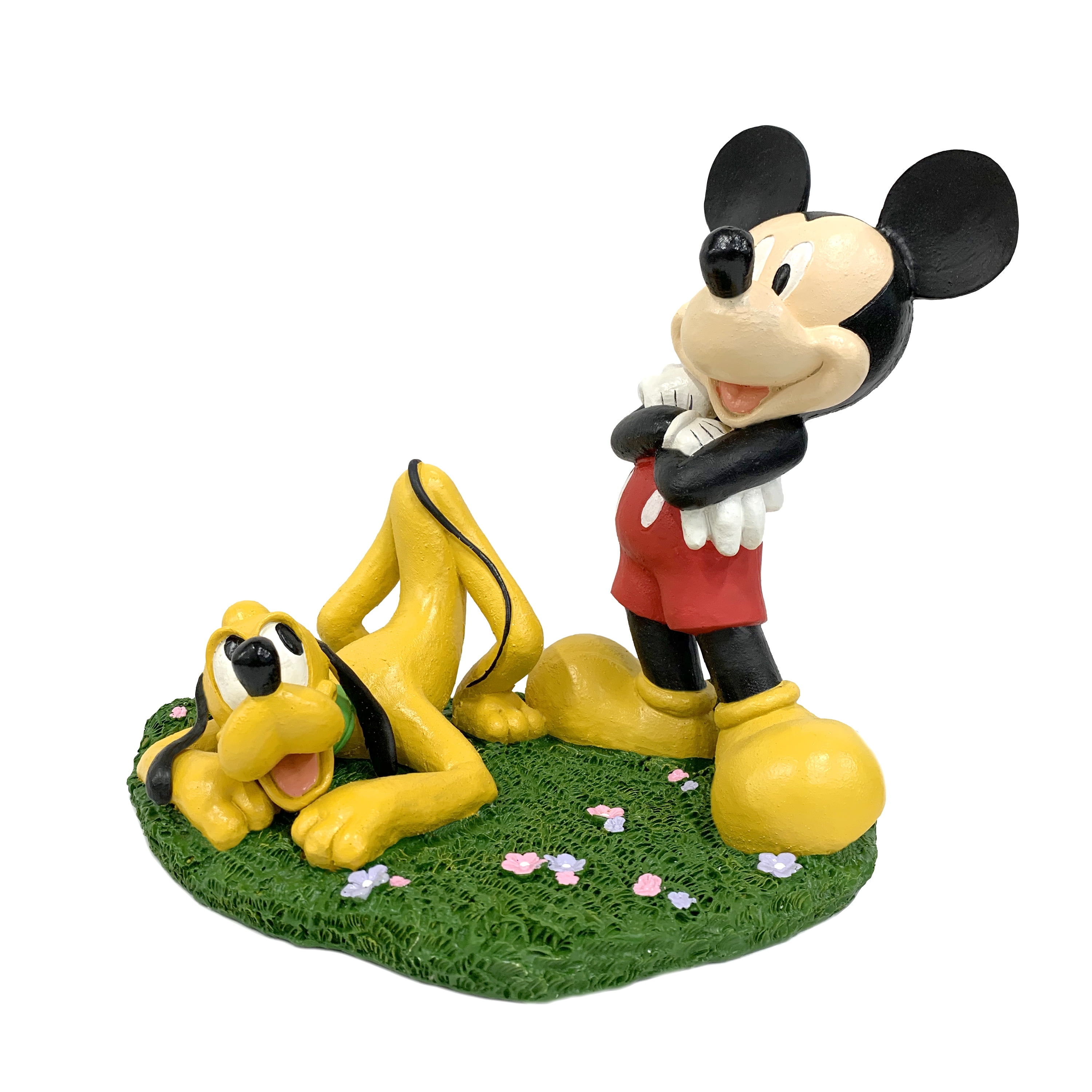 Disney Mickey and Pluto Garden Statue - Walmart.com