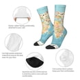 thumbnail image 3 of Vsdgher World Map With Animals 1 Crew Socks for Men & Women, Breathable Casual Athletic Ankle Socks, 3 of 6
