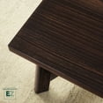 thumbnail image 2 of Walker Edison Modern Farmhouse Easy Assembly Wood Coffee Table Espresso, 2 of 11