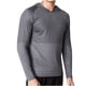 thumbnail image 2 of pstuiky camisetas de manga larga para hombre, Blusa deportiva transpirable de manga larga con capucha para hombre, color liso Tops de hombre m, 2 of 4