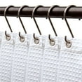 thumbnail image 1 of Utopia Alley HK15RB 1.7 x 3.3 in. S Shaped Rustproof Zinc Shower Curtain Hooks Rings for Shower Curtains & Bathroom, Oil Rubbed Bronze - Set of 12, 1 of 1