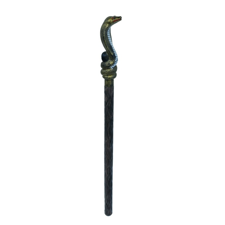 Cobra Snake King Scepter Warlock Staff Wizard Stick Halloween Costume Accessory Cobra Snake King Scepter Warlock Staff Wizard Stick Halloween Costume Accessory