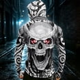 thumbnail image 6 of UPF 50+ Fishing Shirts for Men 3d Skull Motorcycle Riding Balaclava Hooded Tee with Face Cover for Outdoor Hiking, Swimming and Running, 6 of 7