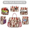 thumbnail image 2 of Pioneer Flower Floral Print Pattern Womens Lunch Box for Work,Insulated Large Lunch Bag for Tween and Teen,Loncheras Para Mujer,Leakproof Adult Lunch Bag for Work,Beach,Travel,Picnic,Camping, 2 of 7