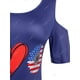 thumbnail image 3 of Tamaño de talla grande Hombro frío camiseta Rosegal  Camisetas tallas grandes, 3 of 5