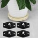 thumbnail image 5 of Rueda Universal 4 Uds. De ruedas para muebles, polea de caja de almacenamiento de rueda Universal autoadhesiva (negro), 5 of 5
