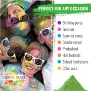 Color Blaze Holi Colored Powder 8 Individual Color Packets (1 Packet of Each Color)