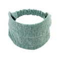 thumbnail image 2 of Tweang Silk Headband Turbans for Women Sweat Headband Men Sweat Headbands for Women Head Wraps for Women Hair Bands for Women's Hair Hair Bands Green One Size, 2 of 2