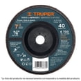 thumbnail image 1 of Disco Laminado 7 Barreno 7/8 Grano 60 Truper TRUPER DLTP-7060, 1 of 2